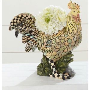 Mackenzie Childs Rooster Planter